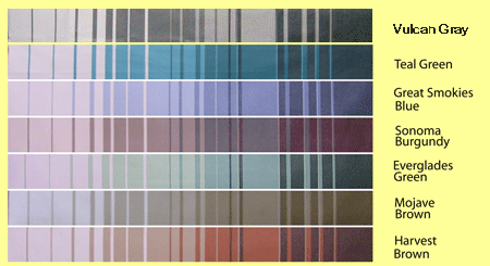 Replacement Fabric Colors